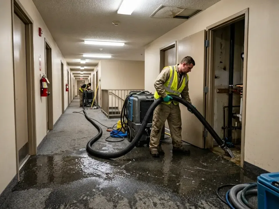 multi-unit-apartment-hallway-f-005 — frequently asked questions, Emergency Burst Pipe Water Extraction & Removal in Westvale…